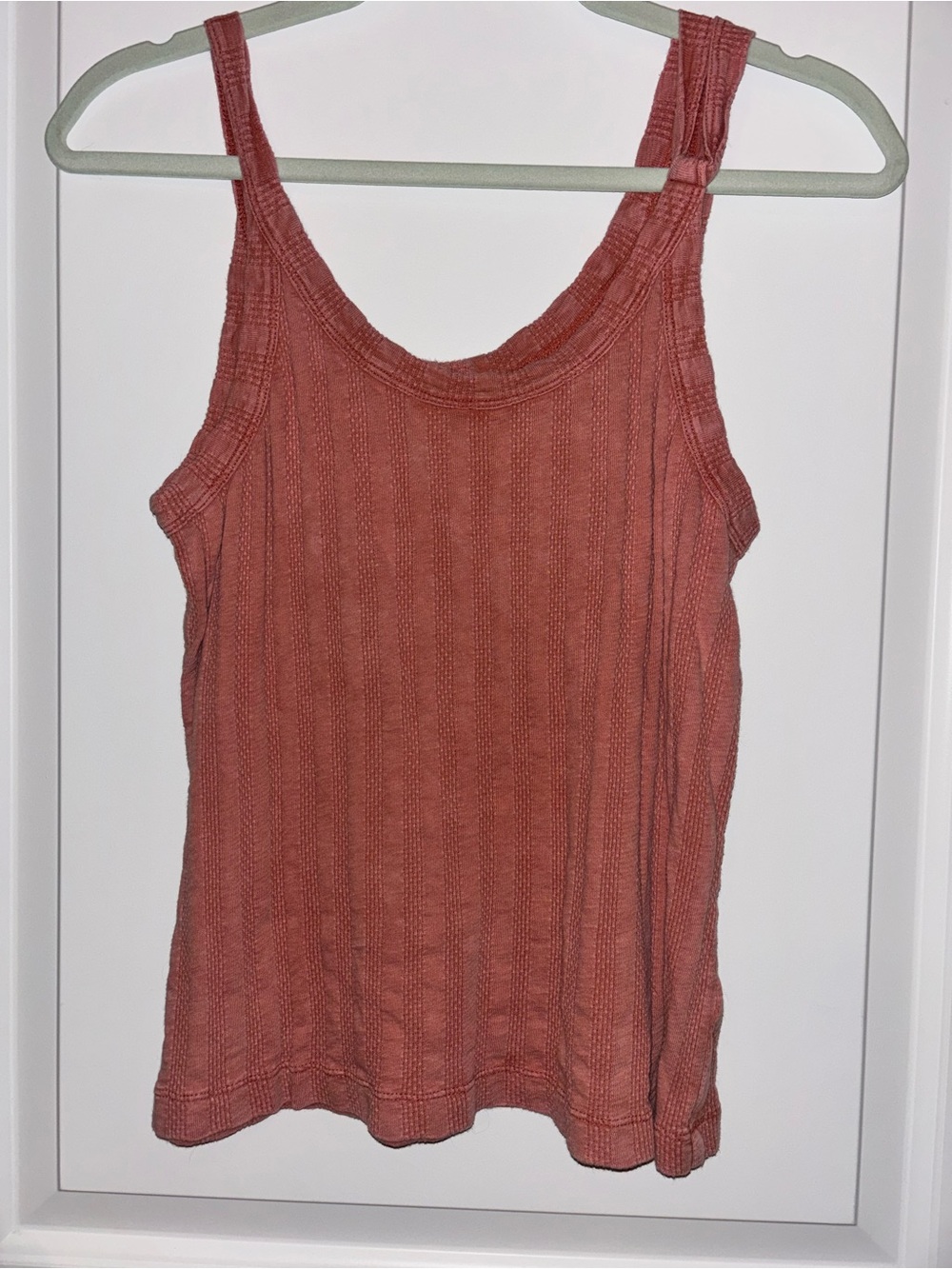 Universal Thread Pink Ribbed Tank Top
